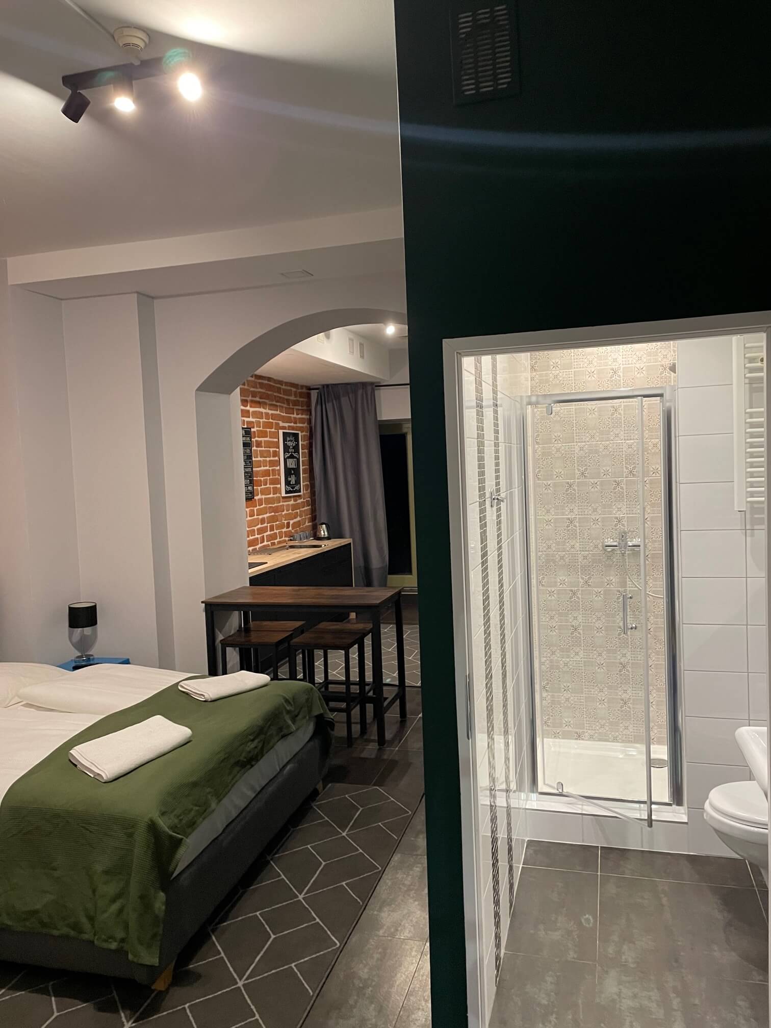 Apartament czteroosobowy z patio