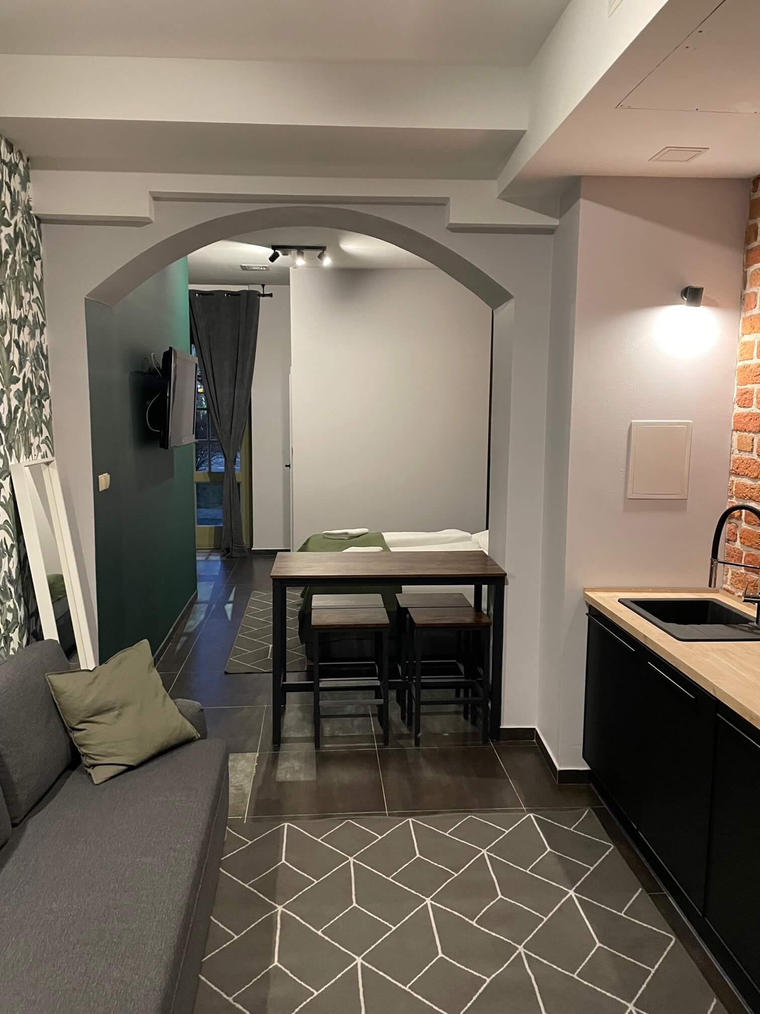 Apartament czteroosobowy z patio